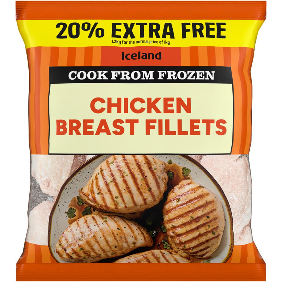 Iceland Chicken Breast Fillets 1.2kg