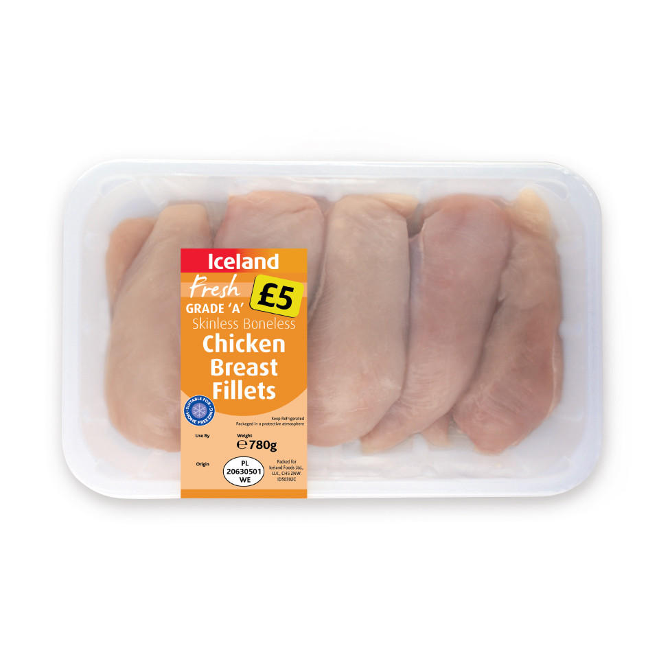 Iceland Chicken Breast Fillets 780g | Chicken & Turkey | Iceland Foods