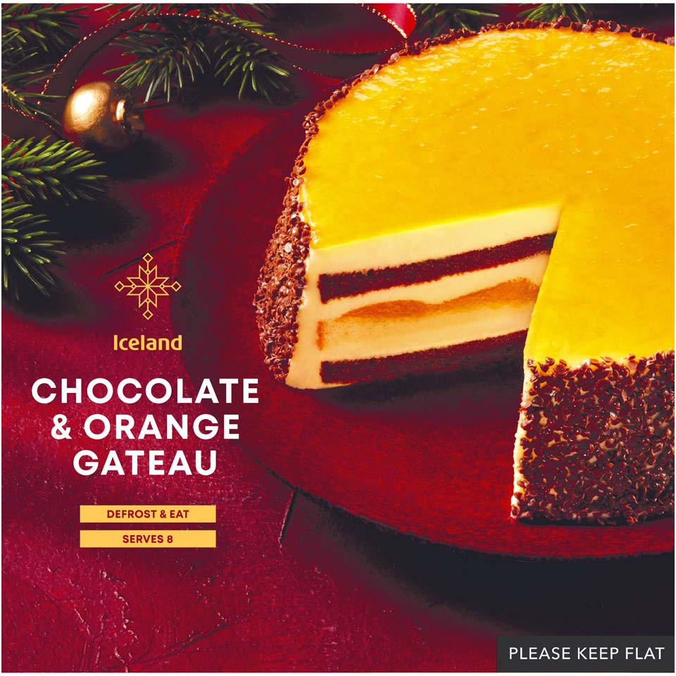 Iceland Chocolate Orange Gateau 590g Desserts Iceland Foods