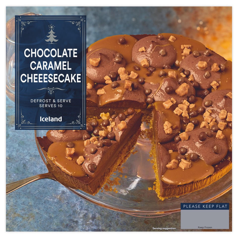 Iceland Chocolate Caramel Cheesecake 860g Iceland Foods