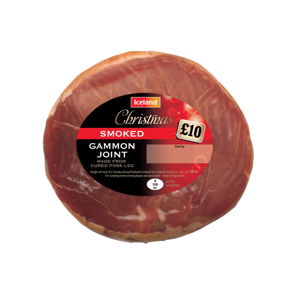 Iceland Christmas Smoked Gammon Joint 1.9Kg All Christmas Iceland Foods