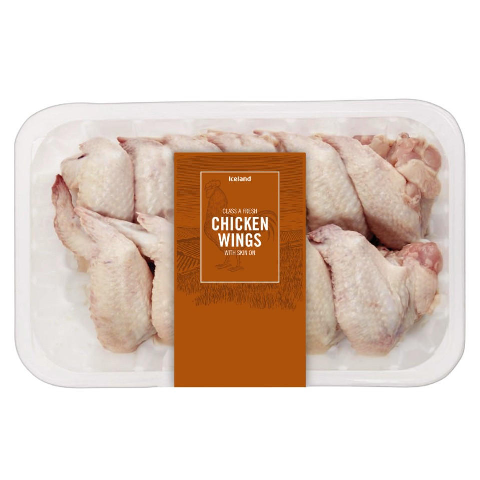 Iceland Class A Fresh Chicken Wings with Skin on 1.5kg