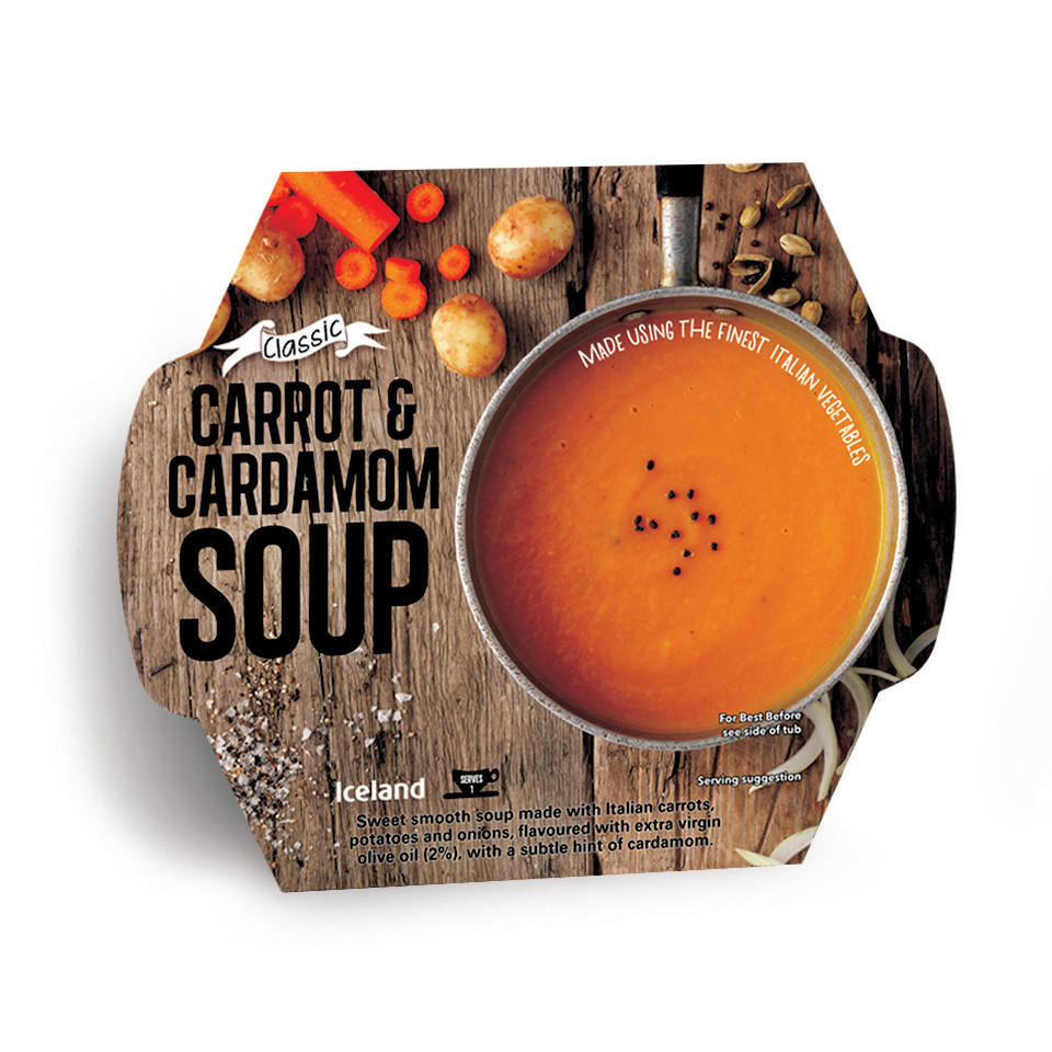 carrot and cardamom soup