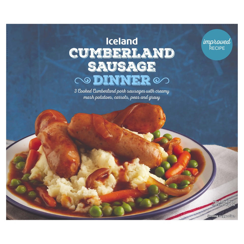 Iceland Cumberland Sausage Dinner 500g Iceland Foods