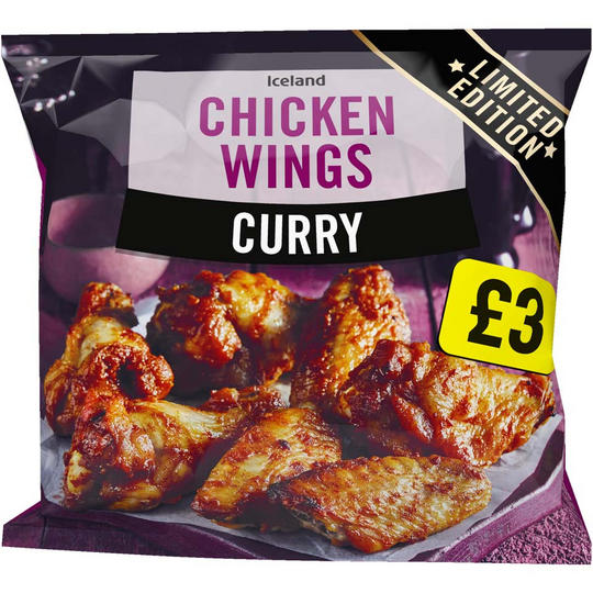 Iceland Curry Chicken Wings 750g | Chicken | Iceland Foods