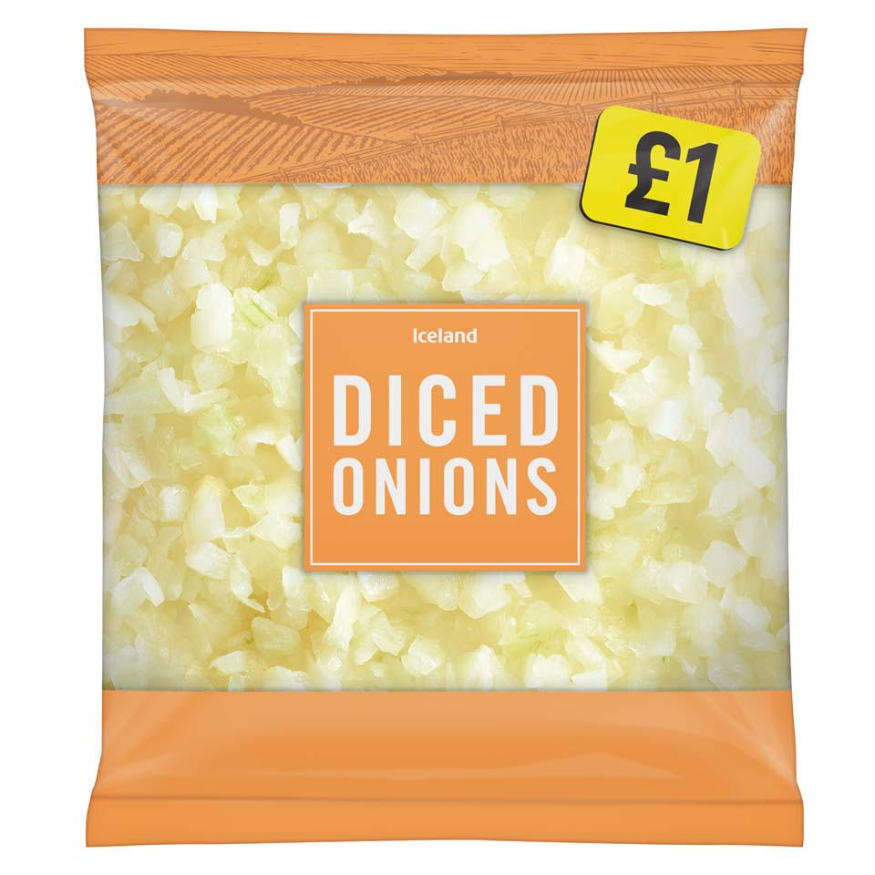 Iceland Diced Onions 650g, Vegetables