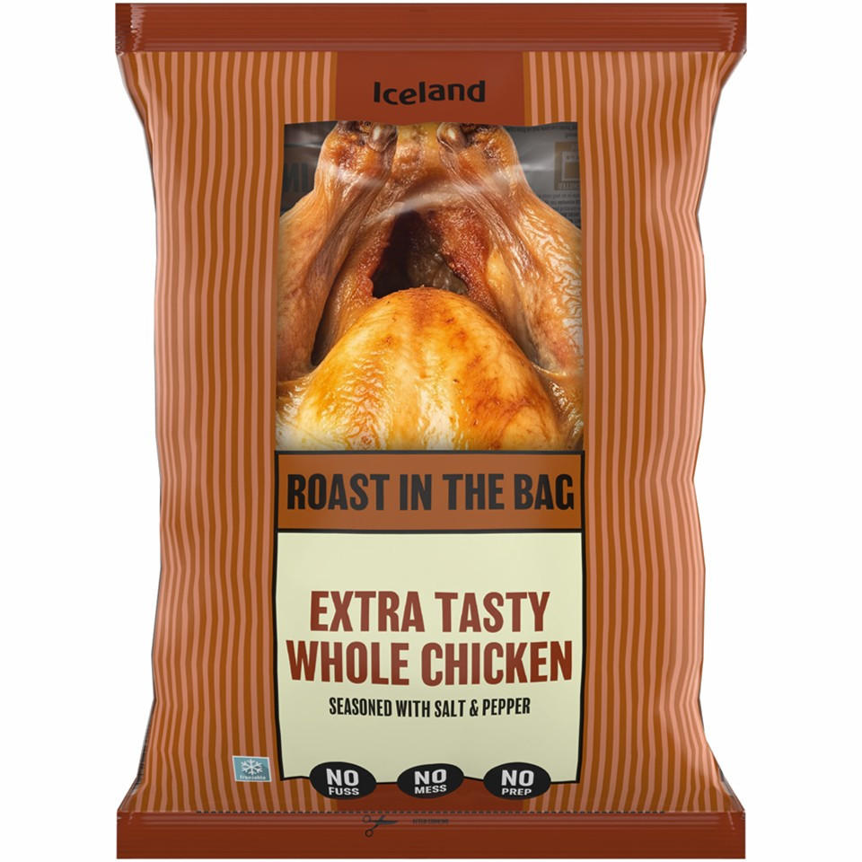 Iceland Extra Tasty British Whole Chicken 1.3kg - 1.7kg