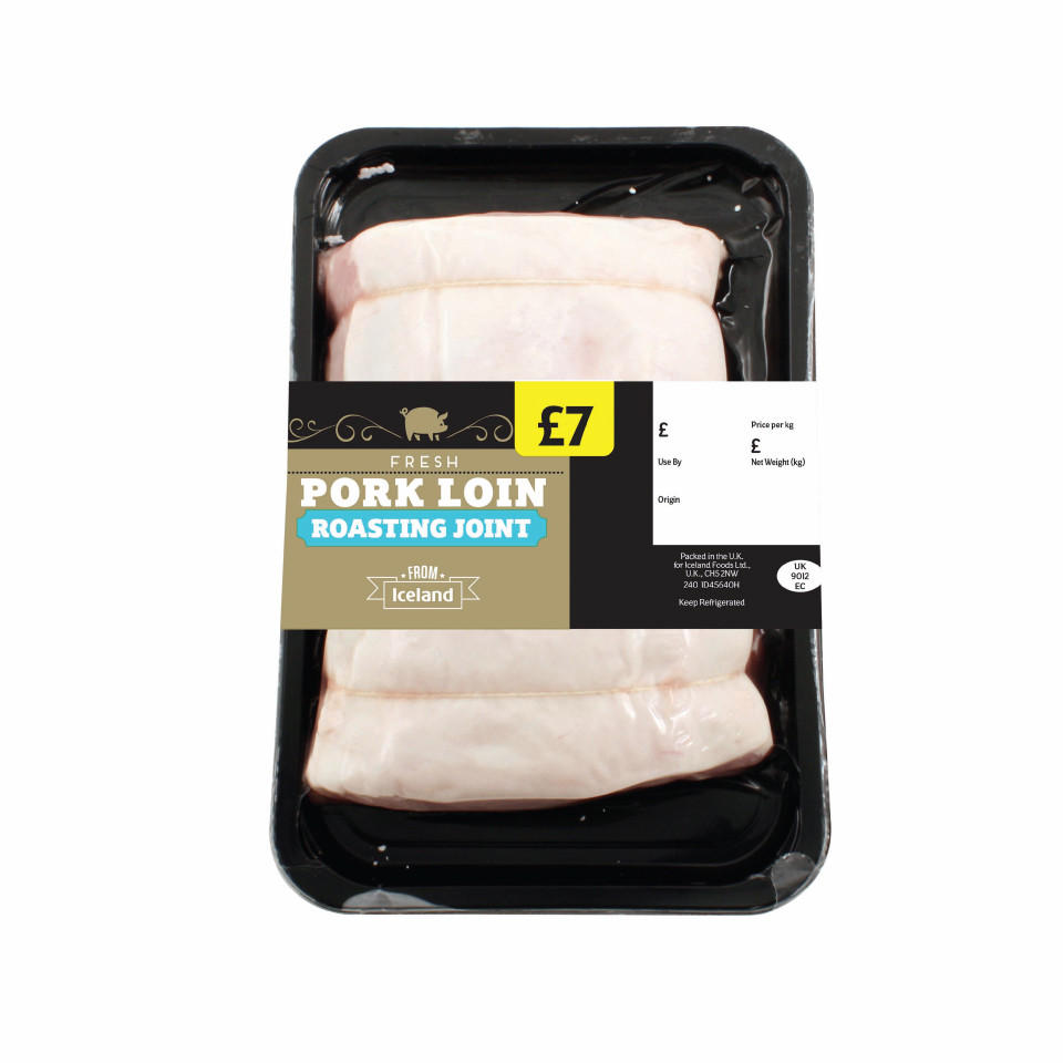 Iceland Fresh Pork Loin Roasting Joint 1.3Kg | Pork | Iceland Foods