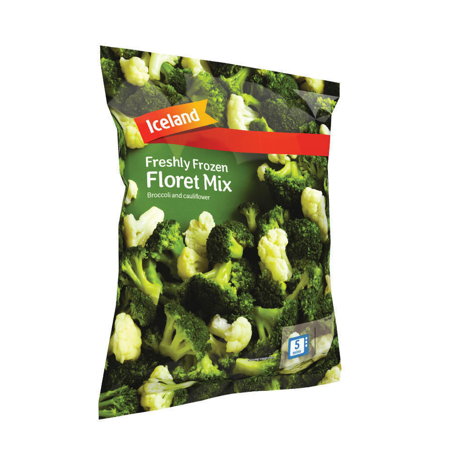 Iceland Freshly Frozen Floret Mix 900g Vegetables Iceland Foods