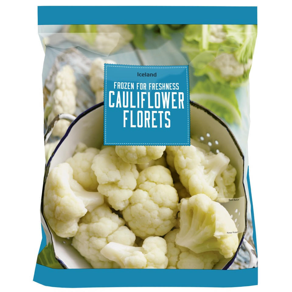 Iceland Frozen For Freshness Cauliflower Florets 900g Vegetables