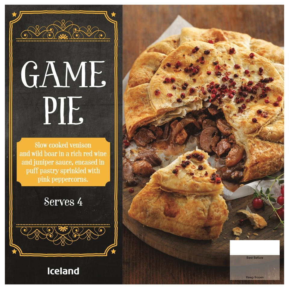 Iceland Game Pie 800g Pies & Puddings Iceland Foods