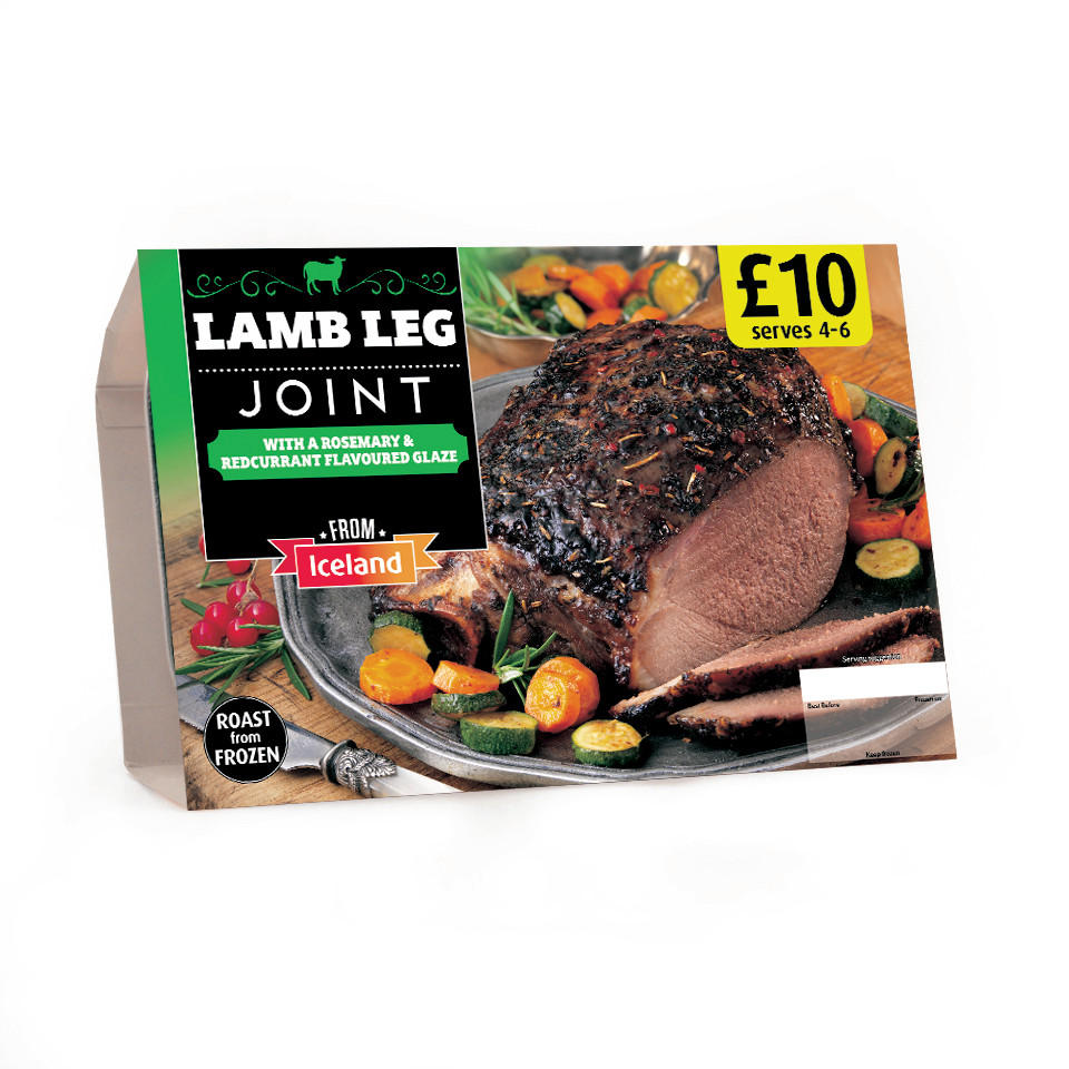 Iceland Lamb Leg Joint with a Rosemary & Redcurrant Flavoured Glaze 1