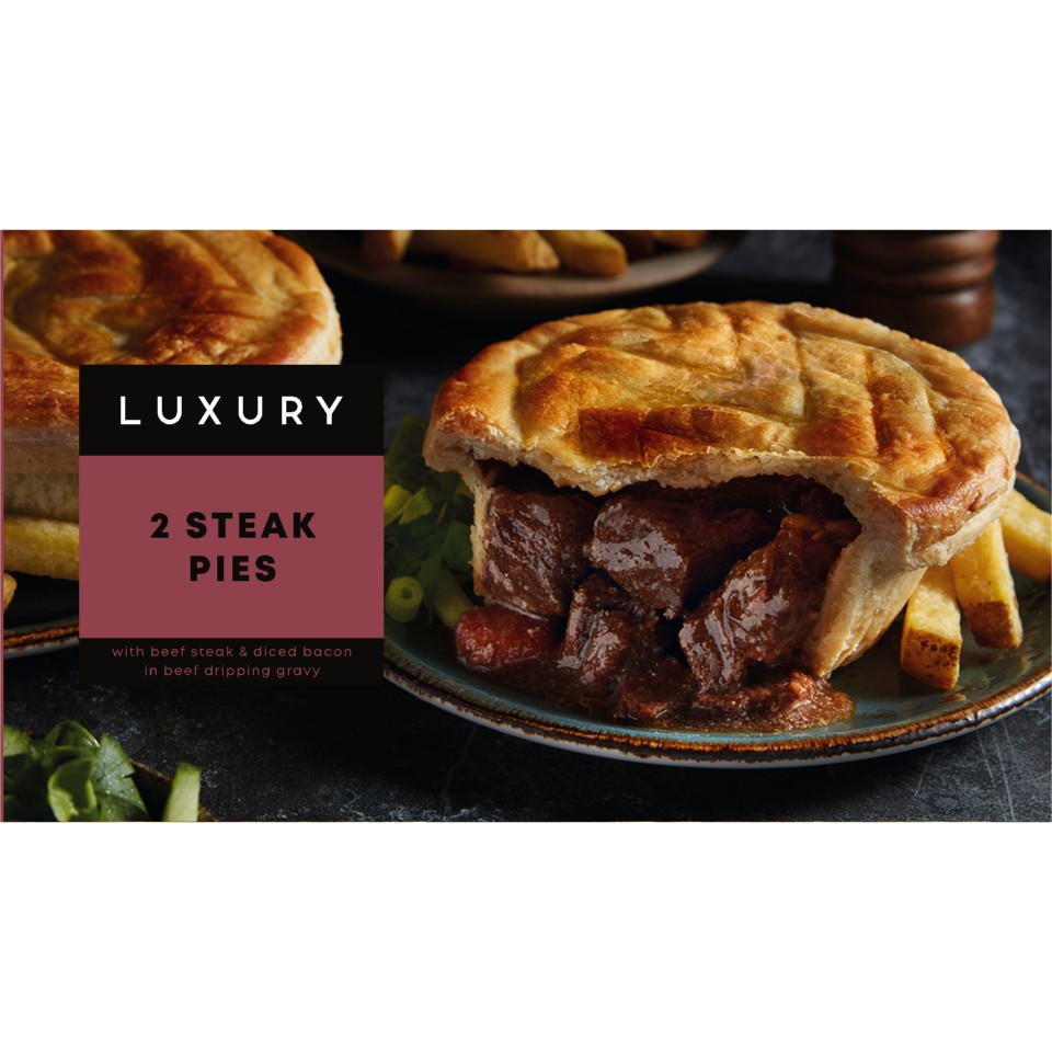 Iceland Luxury 2 Steak Pies 400g Iceland Foods 