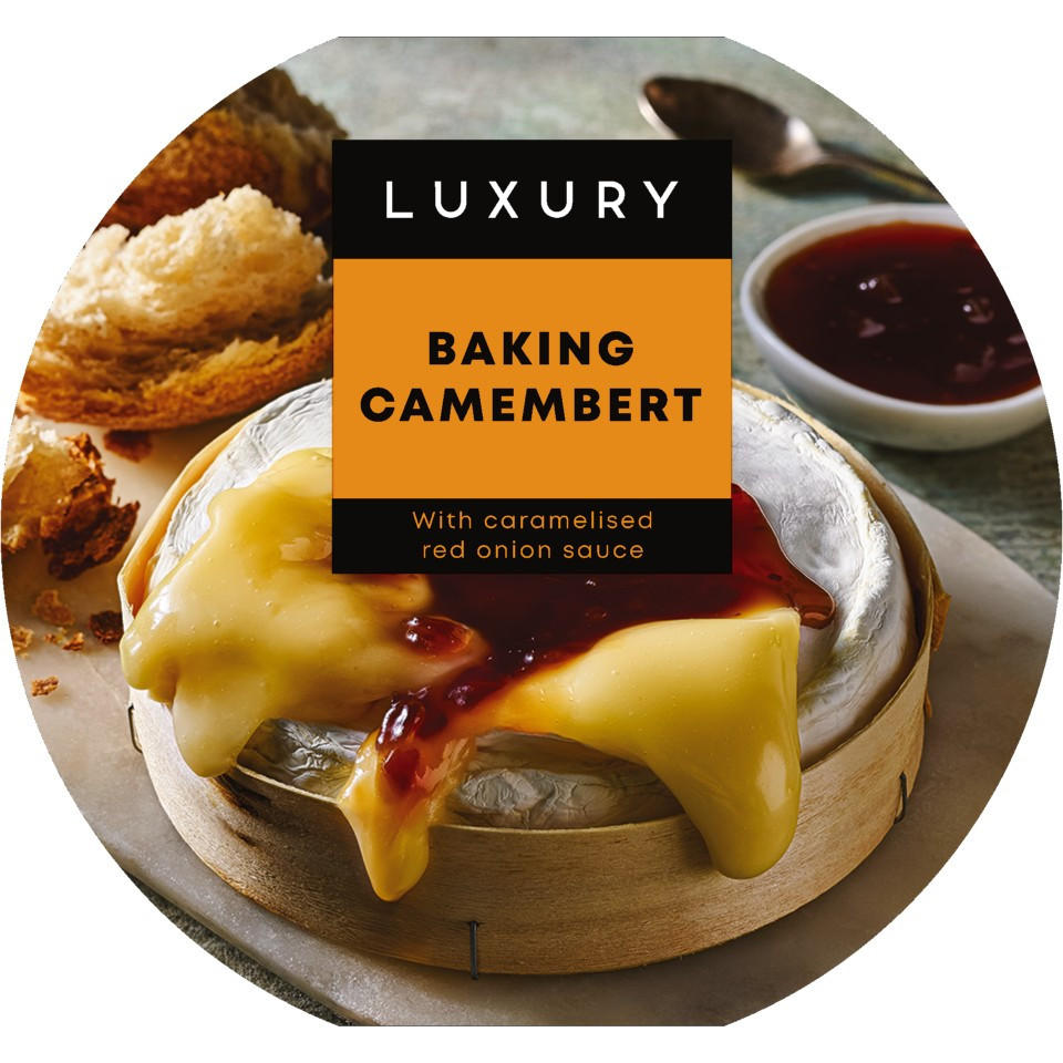 Iceland Luxury Baking Camembert with Caramelised Red Onion Sauce 290g, folic acid free