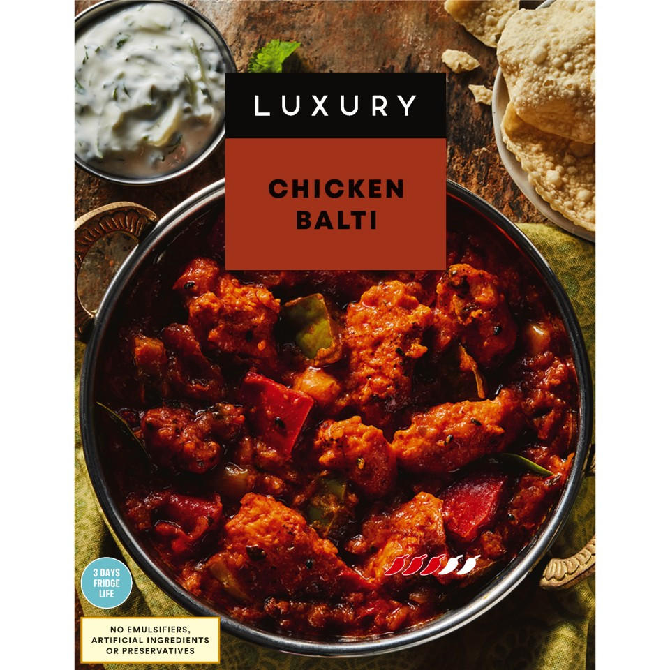 Iceland Luxury Chicken Balti 400g, folic acid free