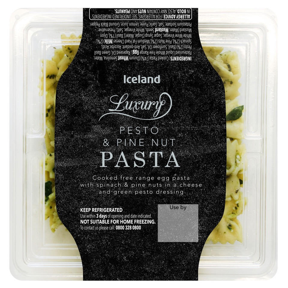 Iceland Luxury Pesto & Pine Nut Pasta 215g | Iceland Foods