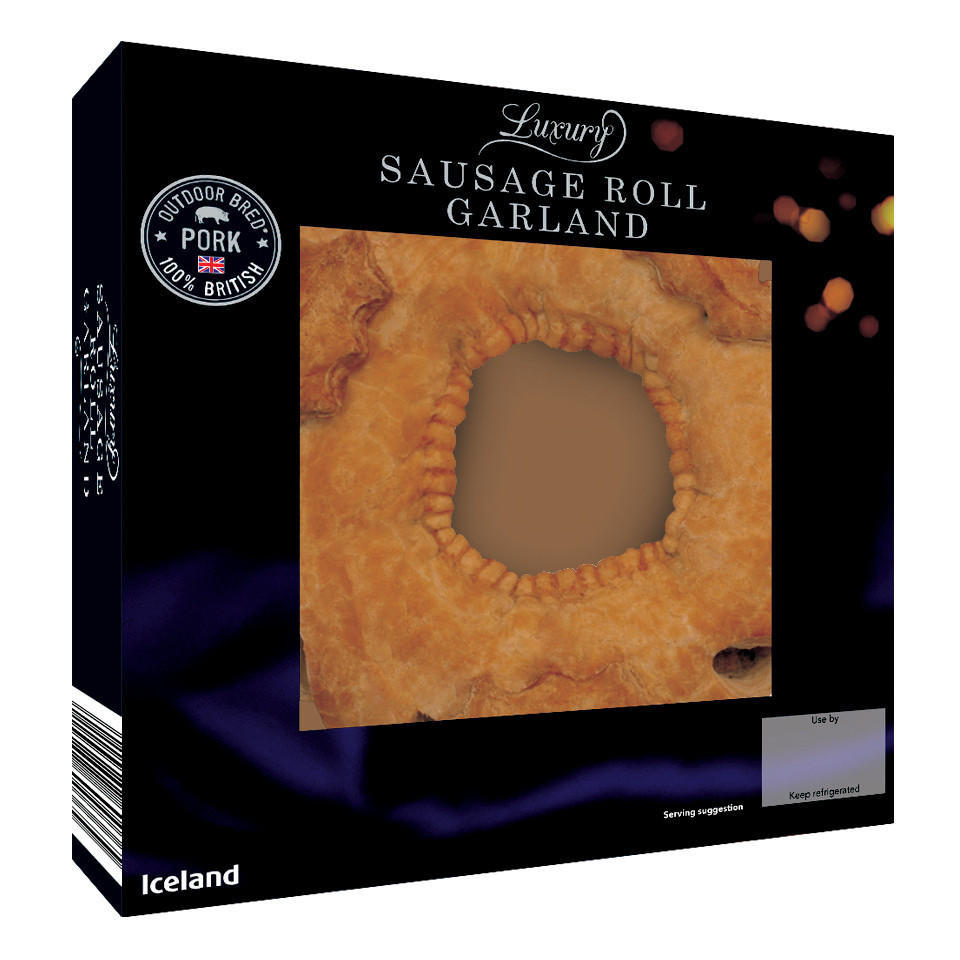 Iceland Luxury Sausage Roll Garland 630g Sausages Iceland Foods
