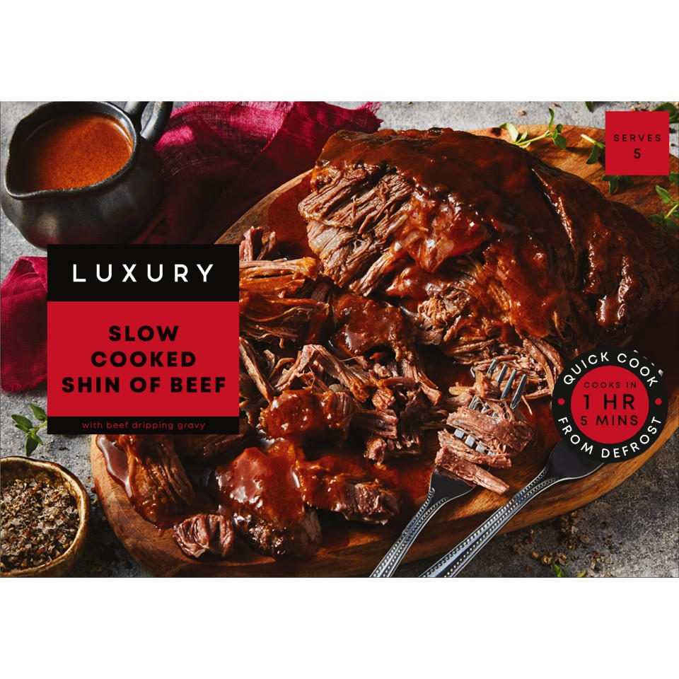 Iceland Luxury Slow Cooked Shin of Beef with Beef Dripping Gravy