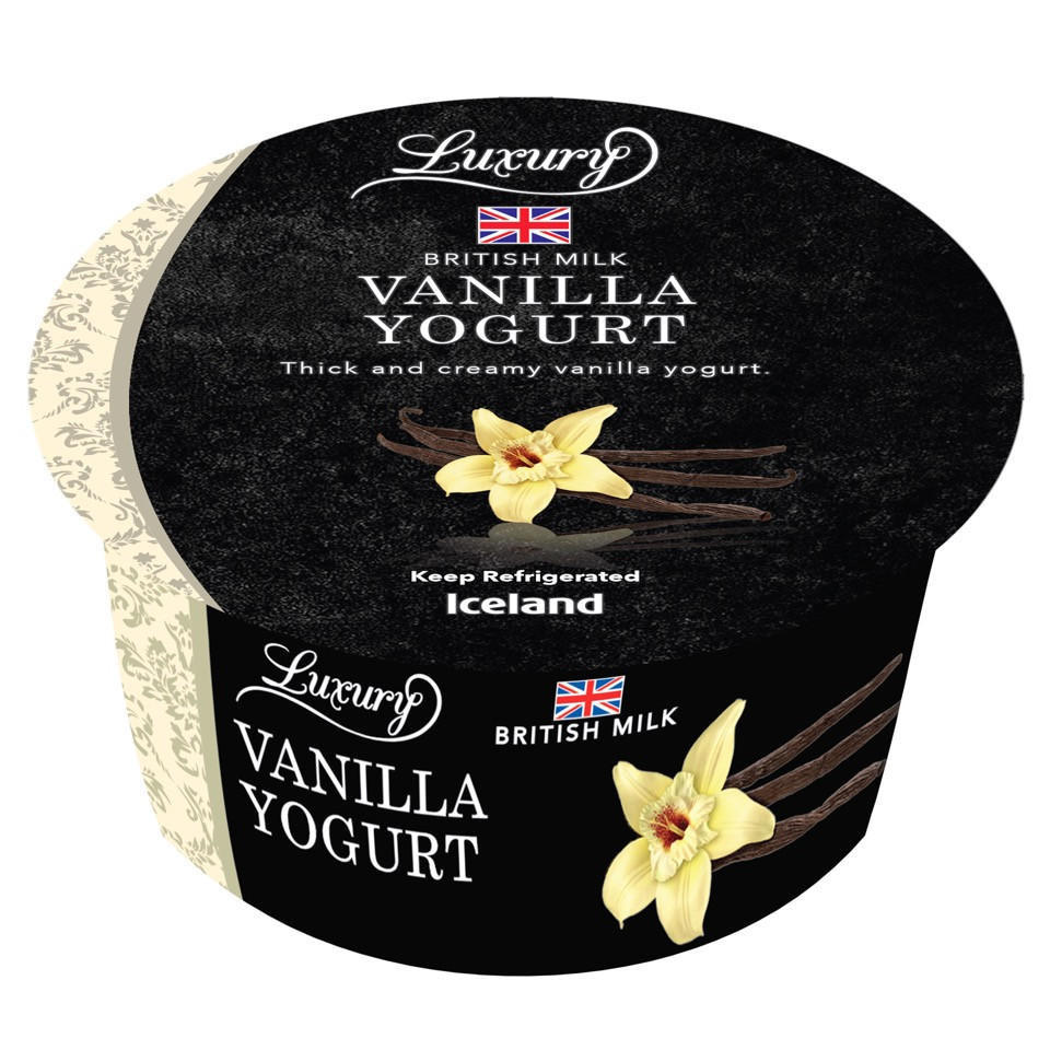 Iceland Luxury Vanilla Yogurt 150g | Yogurt | Iceland Foods