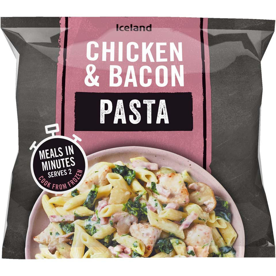 Iceland Meal in Bag Chicken and Bacon Creamy Pasta 750g