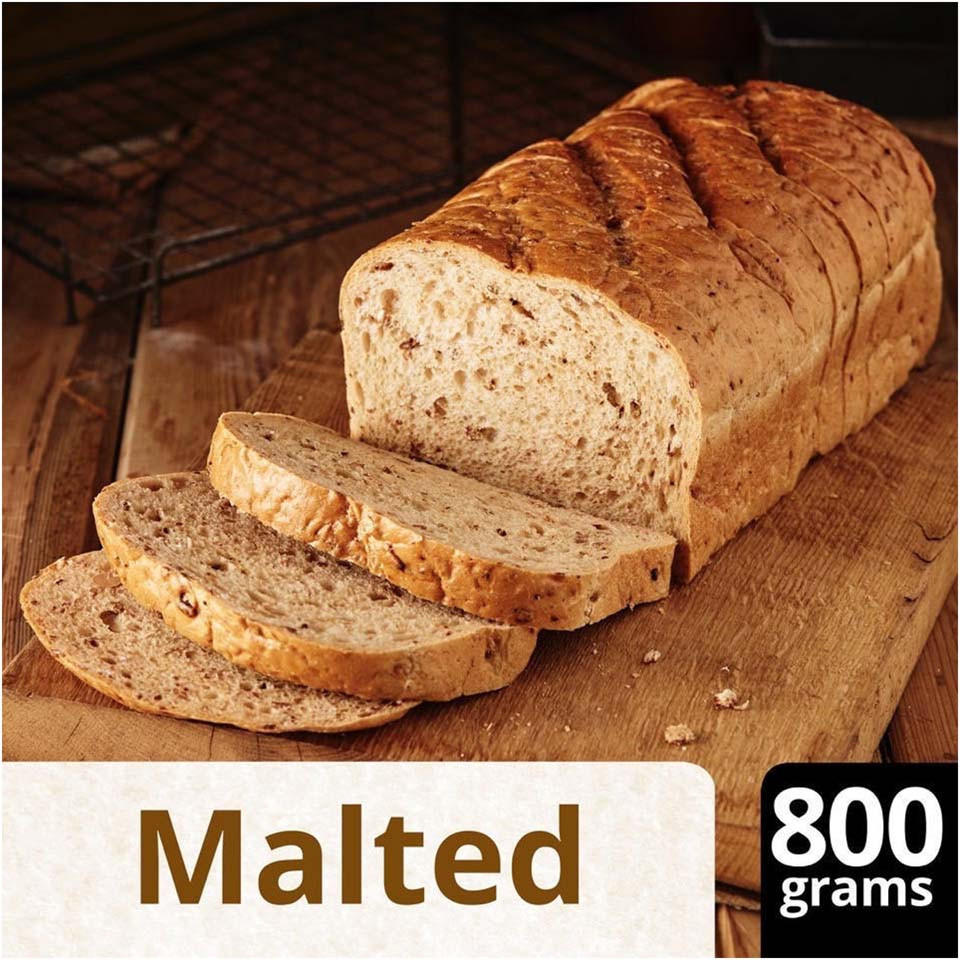 Iceland Medium Sliced Malted Bloomer 800g Brown & Wholemeal Bread