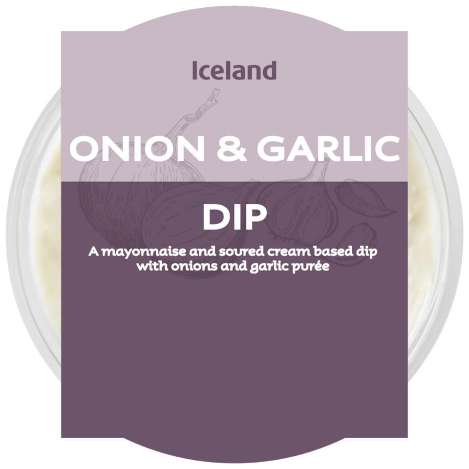 Iceland Onion & Garlic Dip 200g Dips Iceland Foods