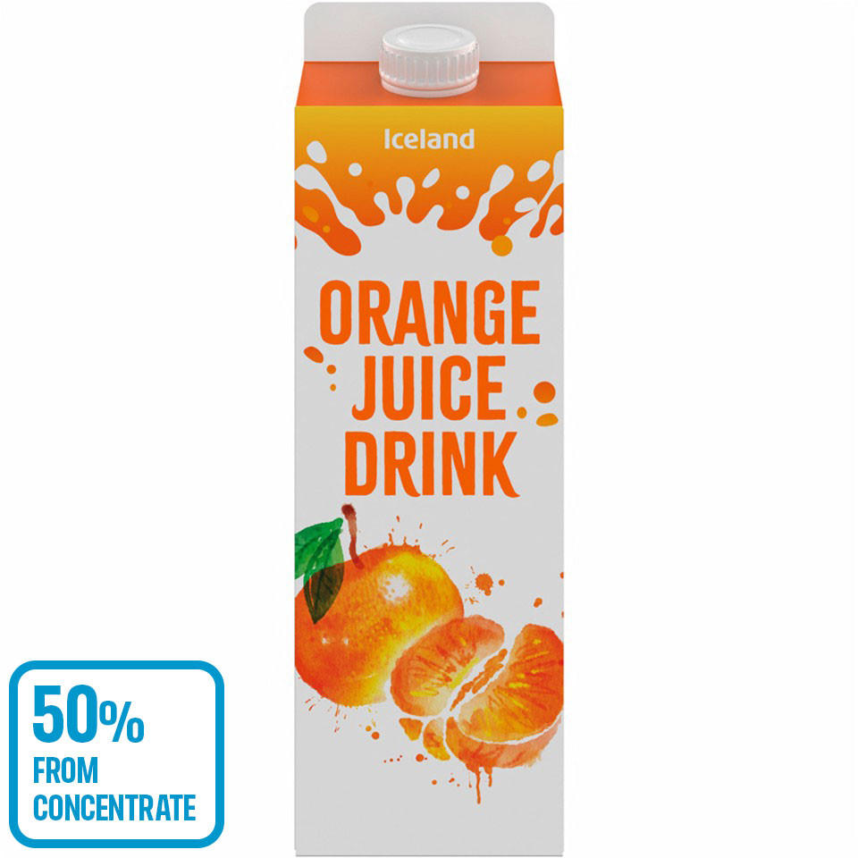 Iceland Orange Juice Drink 1 litre | Fruit Juice | Iceland Foods