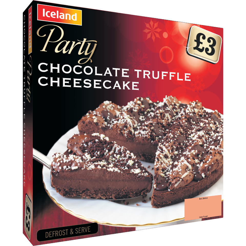 Iceland Party Chocolate Truffle Cheesecake 880g Iceland Foods