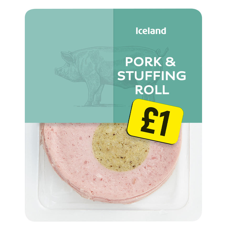 Iceland Pork & Stuffing Roll 60g | Iceland Foods