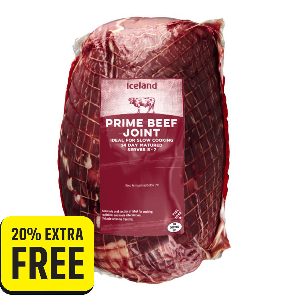 Iceland Prime Beef Joint 14 Day Matured Beef Iceland Foods