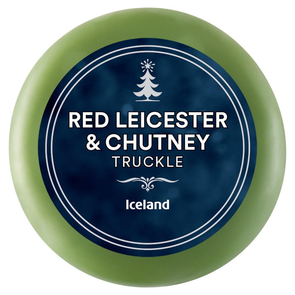 Iceland Red Leicester & Chutney Truckle 90g Speciality Cheese