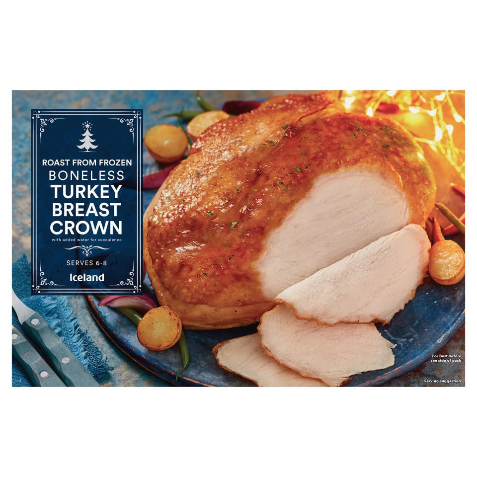 Iceland Roast Form Frozen Boneless Turkey Breast Crown 1.8Kg | Chicken