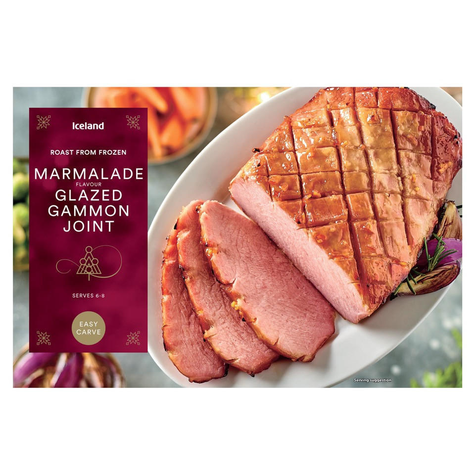 Iceland Roast From Frozen Marmalade Flavour Glazed Gammon Joint 1.6Kg