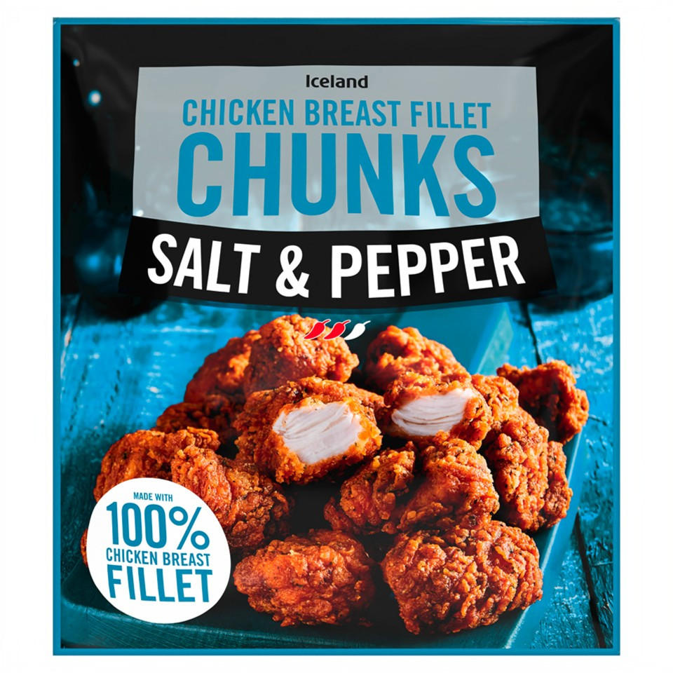 Iceland Salt And Pepper Chicken Breast Fillet Chunks 500g Breaded And Battered Chicken Iceland Foods