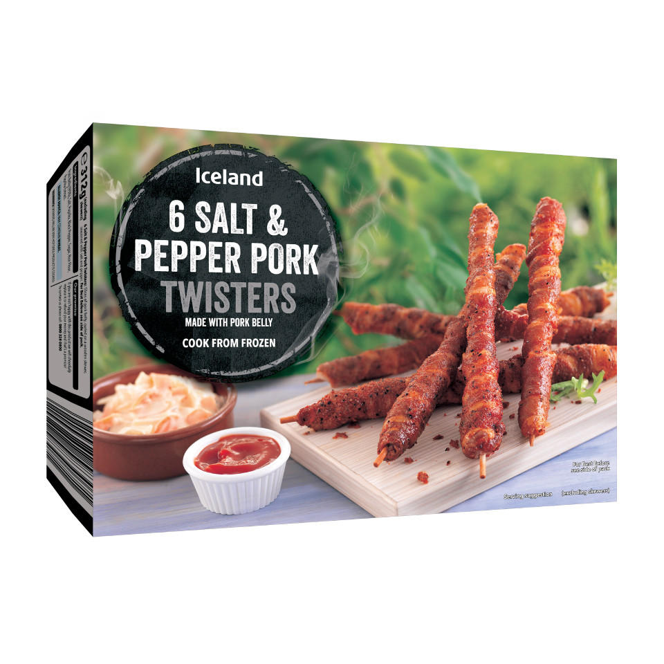 Iceland Salt & Pepper Pork Twisters 312g Iceland Foods