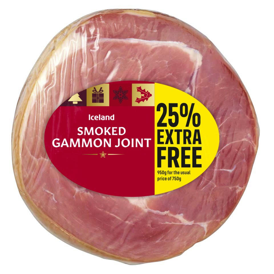 Iceland Smoked Gammon Joint 950g Bacon & Gammon Iceland Foods
