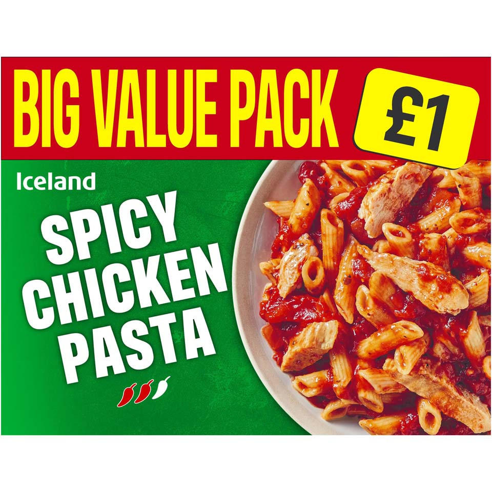 Iceland Spicy Chicken Pasta 450g