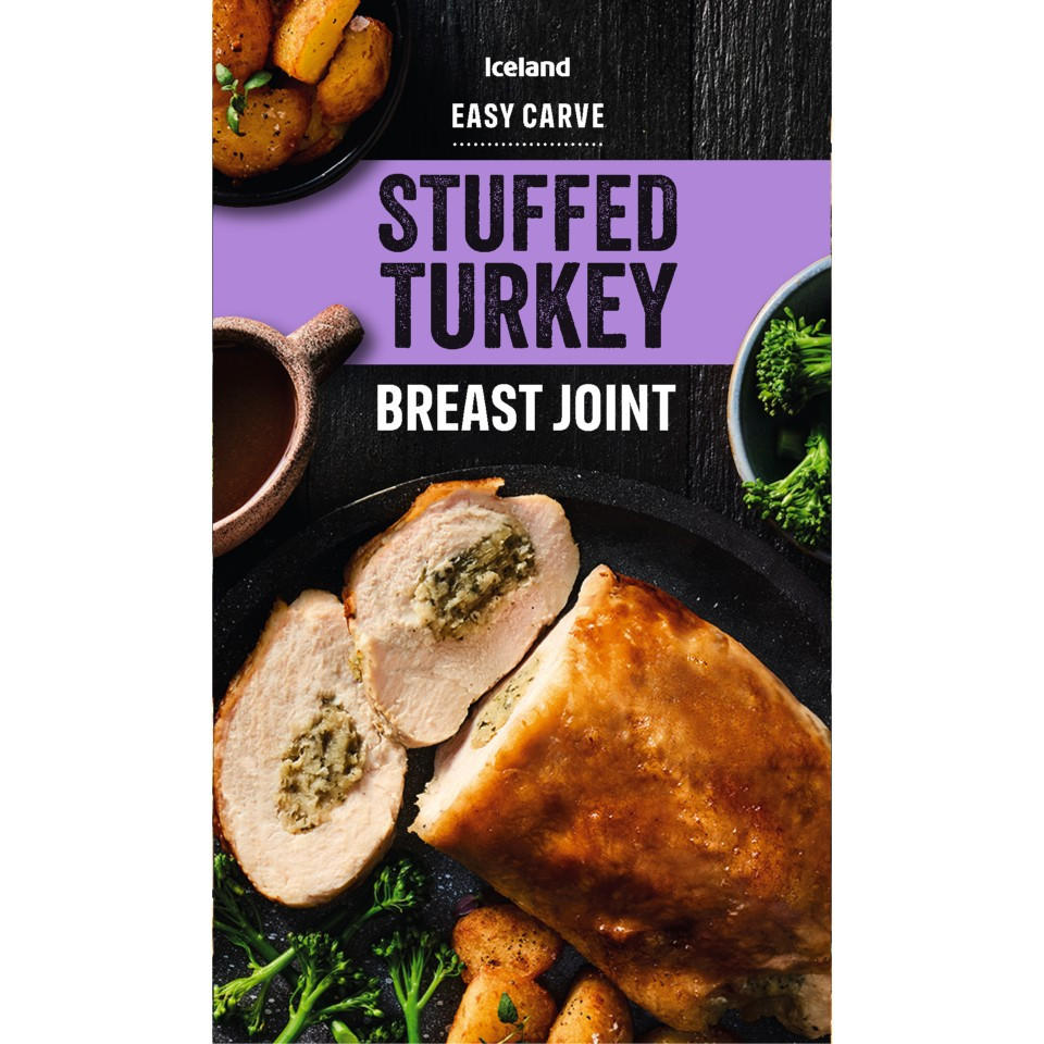 Iceland Stuffed Turkey Breast Joint 500g | Turkey | Iceland Foods