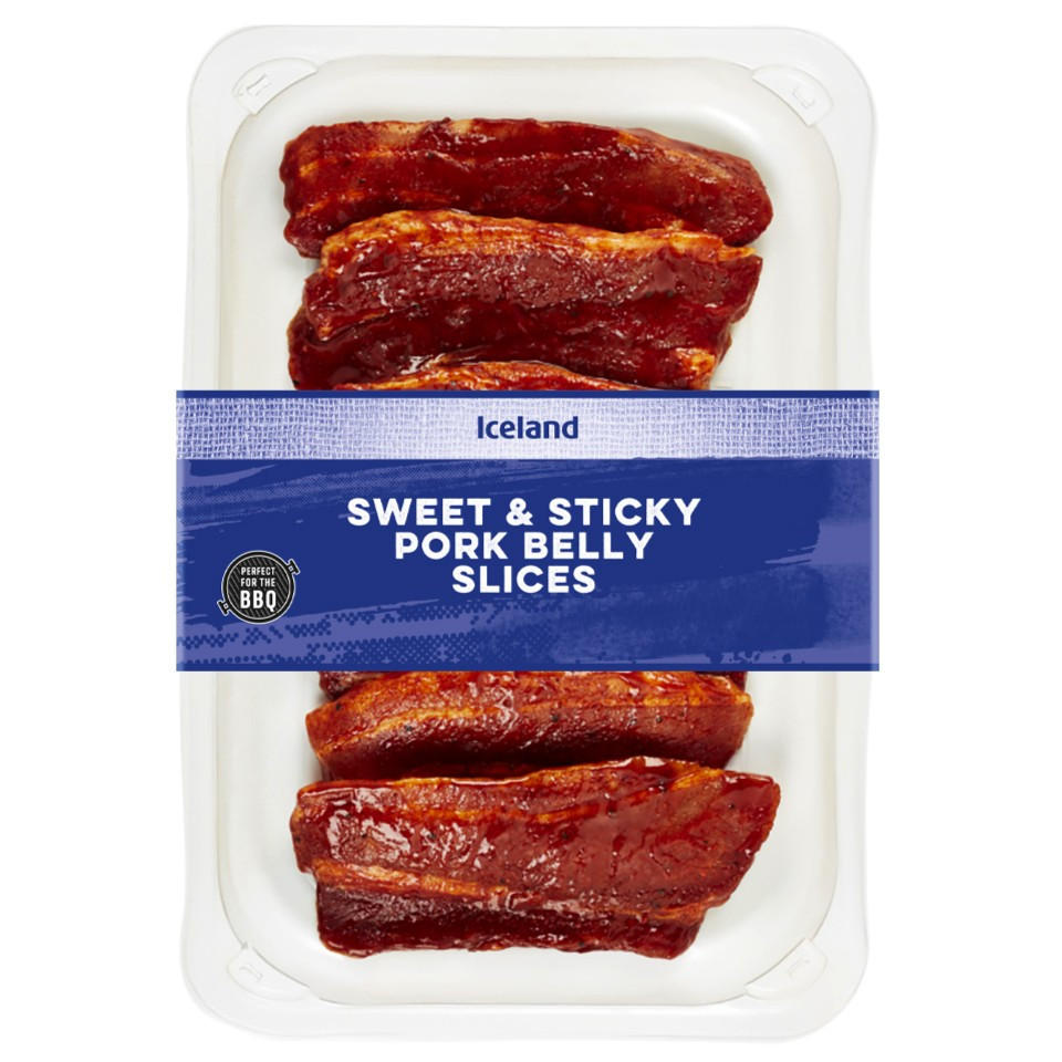 Iceland Sweet And Sticky Pork Belly Slices 260g Pork Iceland Foods 7538