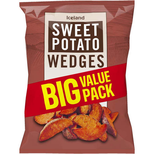 Iceland Sweet Potato Wedges 1.25kg Wedges Iceland Foods