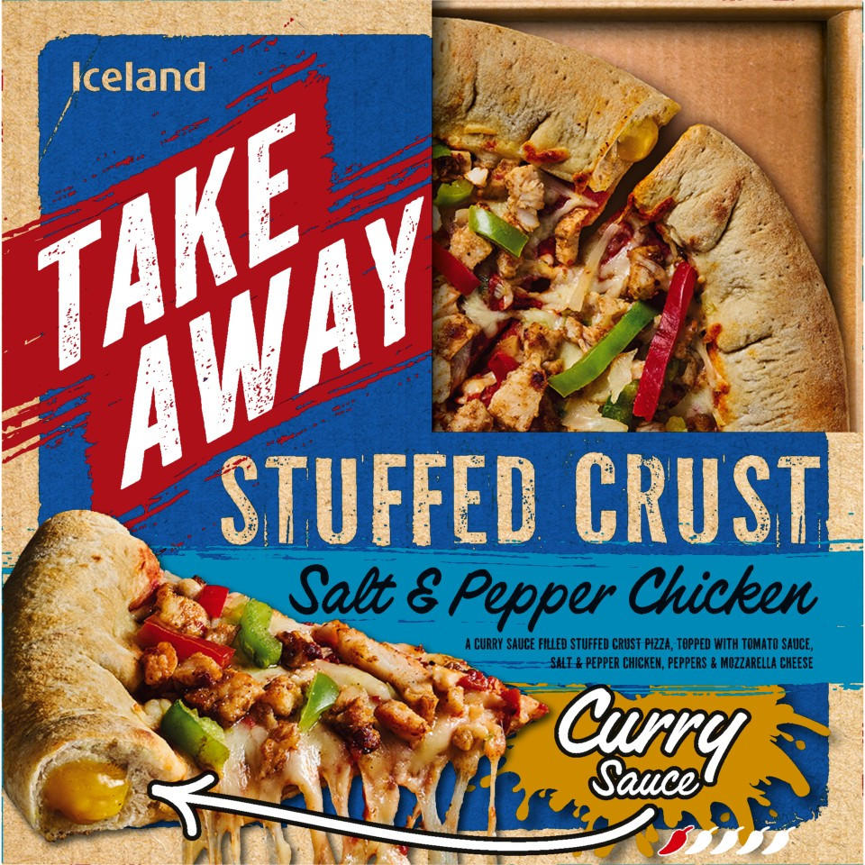 Iceland Take Away Stuffed Crust Salt & Pepper Chicken 500g