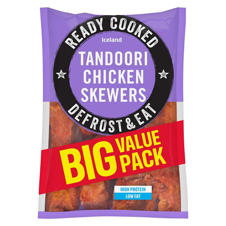 Iceland Tandoori Chicken Skewers 680g Chicken Iceland Foods