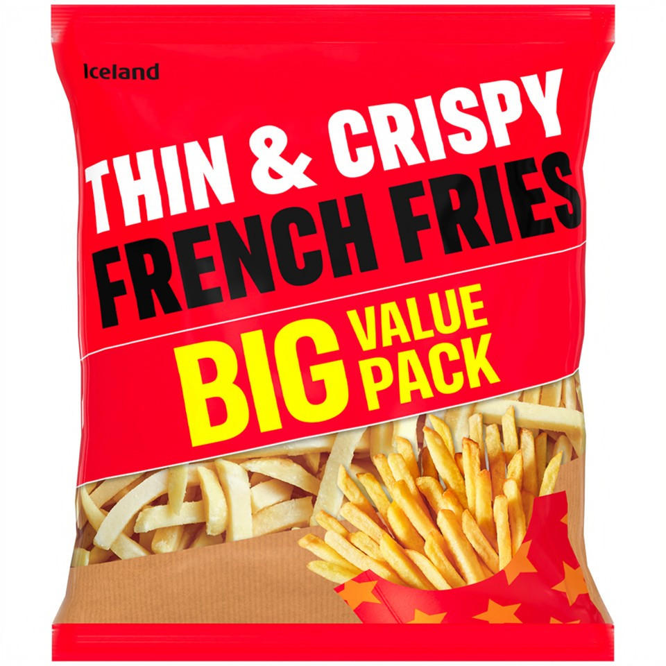 Iceland Thin & Crispy Coated French Fries 1.25kg
