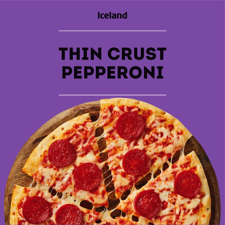 Pepperoni Pizza, Thin & Crispy