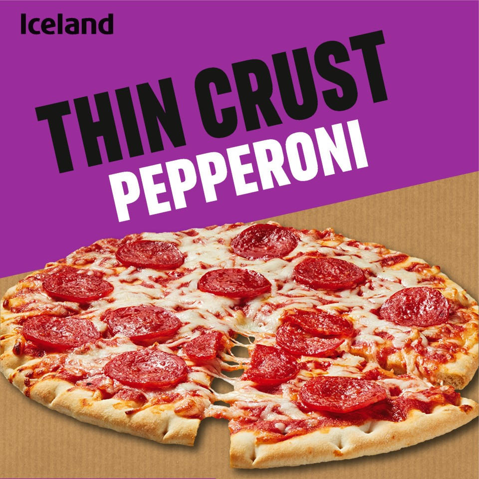 Iceland Thin Crust Pepperoni 314g