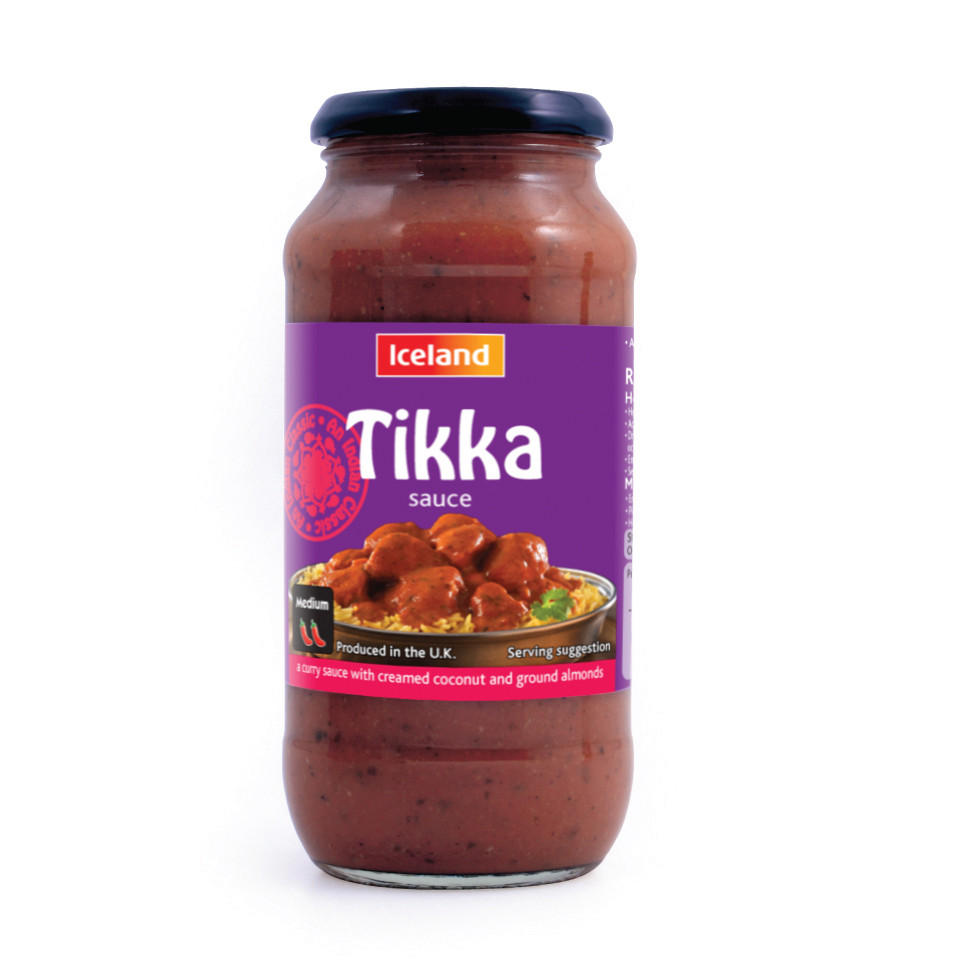 Iceland Tikka Sauce 500g Indian and Curry Sauces Iceland Foods