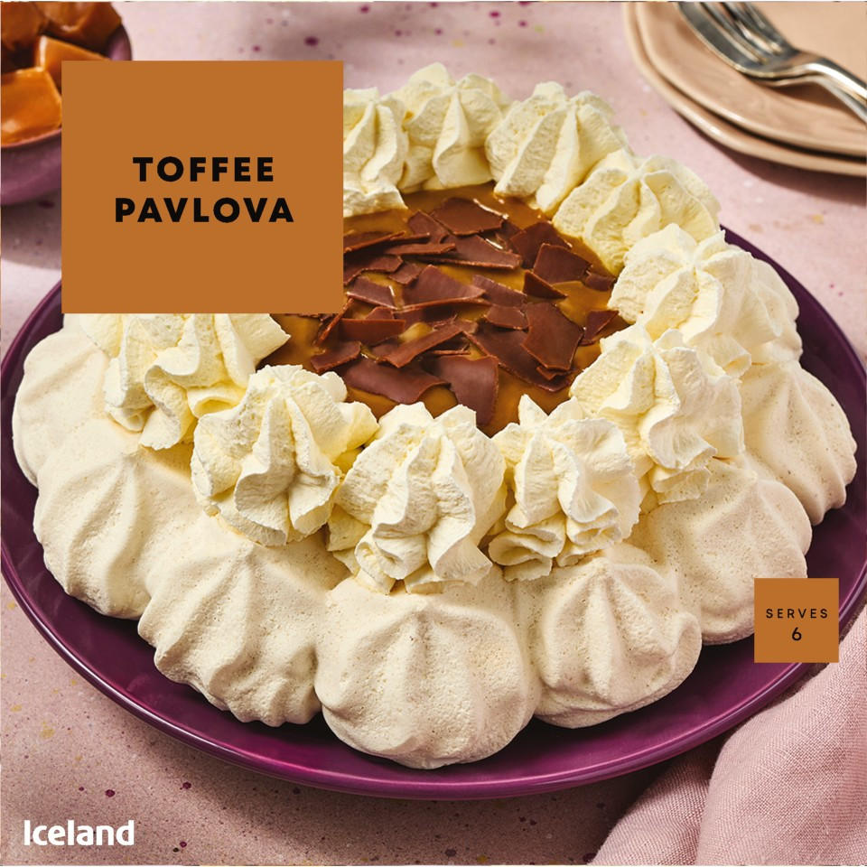 Iceland Toffee Pavlova 315g, folic acid free
