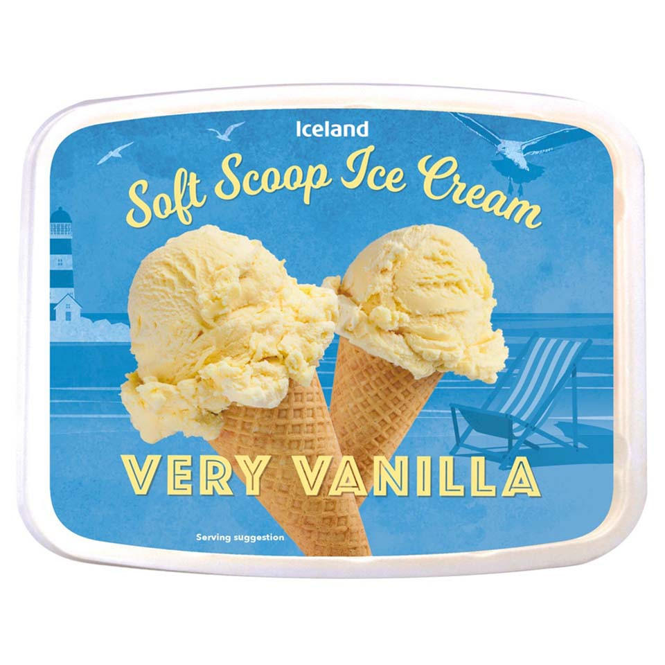 ice cream scoops per litre