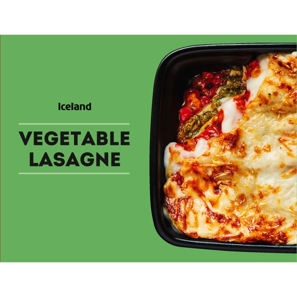 Iceland Vegetable Lasagne 400g Italian Iceland Foods