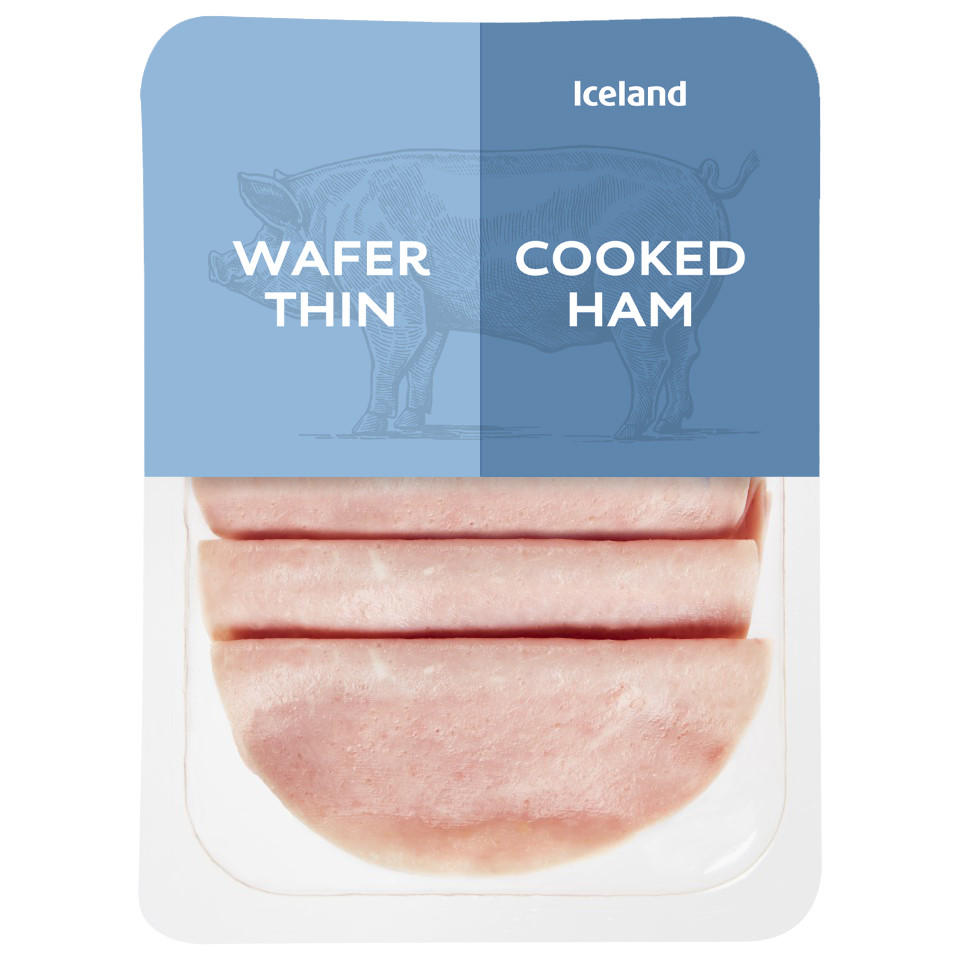 Iceland Wafer Thin Cooked Ham 130g